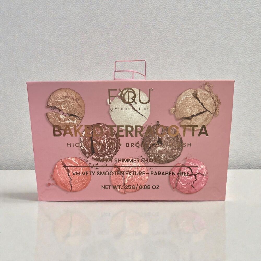 Baked Terracotta 3 In 1 Palette BFY Cosmetics Blush Bronzer Highlighter New